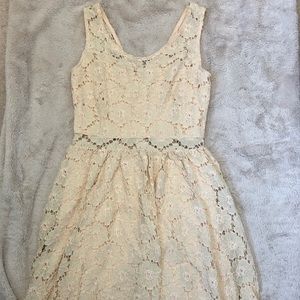 Altar’d State Cream Lace Dress